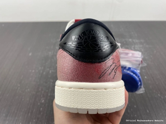 Official Maikesneakers 1 FN0432-017 TROPHY LOW 'RED BLACK' AIR OG ROOM JORDAN X 0812